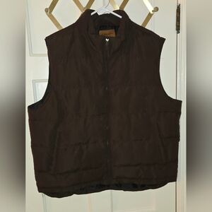 St. John's Bay Dark Brown Men's Vest
